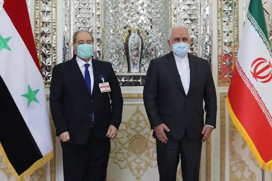 ظريف للمقداد: إيران مرتاحة لاستمرار العملية السياسية في سوريا بصيغة آستانة