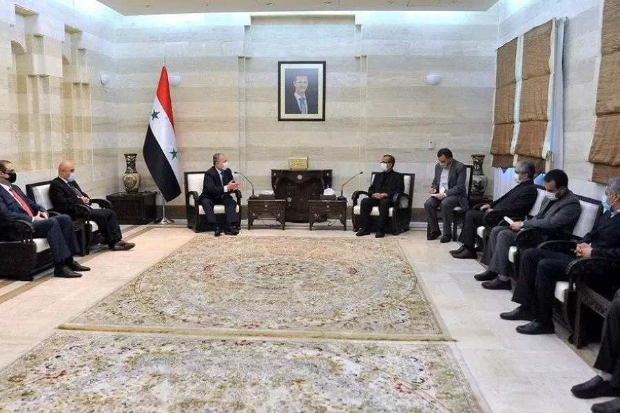 "عرنوس" يلتقي مسؤول عسكري إيراني بدمشق ويشكره على كافة أنواع الدعم