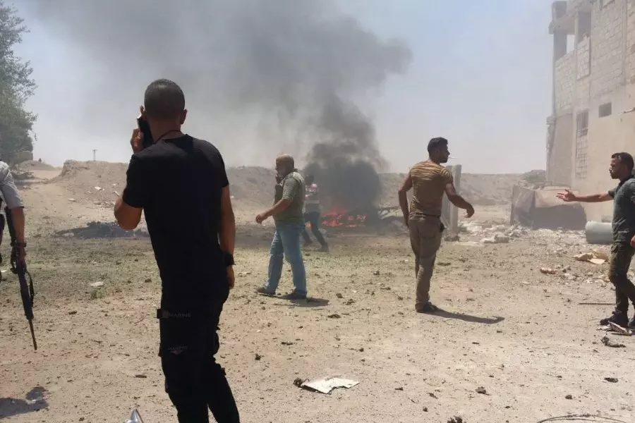 شهداء وجرحى بانفجار سيارة مفخخة وسط مدينة "رأس العين" بريف الحسكة