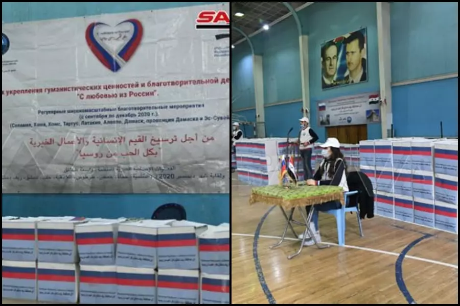 لتجميل صورة القتلة ... ترويج إعلامي لمبادرة مساعدات روسية بريف دمشق