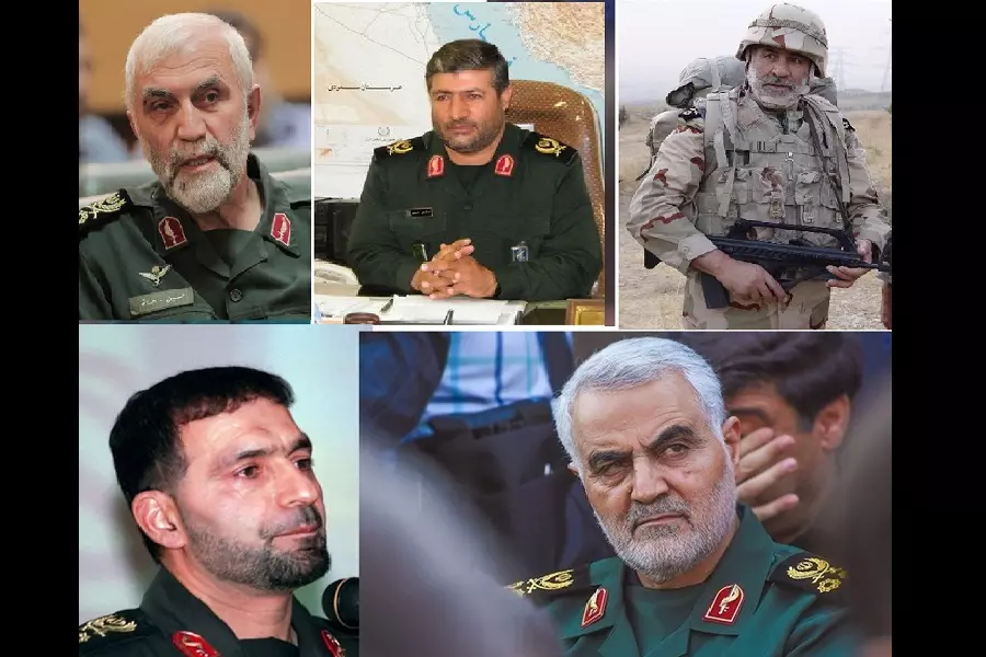 "سليماني" آخرهم .. تعرف إلى خمس قيادات خسرتها إيران من نُخب الحرس الثوري
