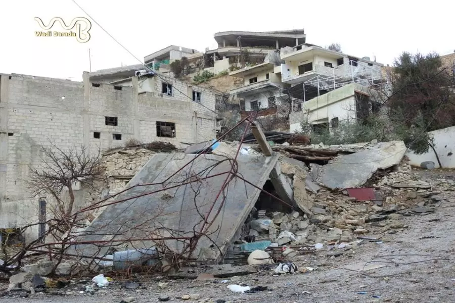 هجمات تحت ستار الهدنة ... الحملة مستمرة على وادي بردى "والغضبان" شهيدا