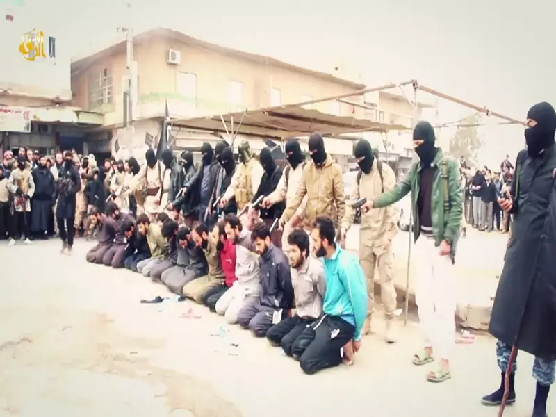 تسجيل مصور لتنظيم الدولة يعدم فيه خلية تابعة للنظام