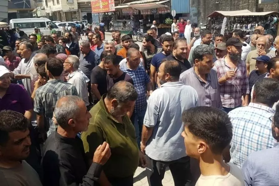 مع تردي الوضع الأمني والمعيشي مظاهرة شعبية ضد مجلس إعزاز المحلي