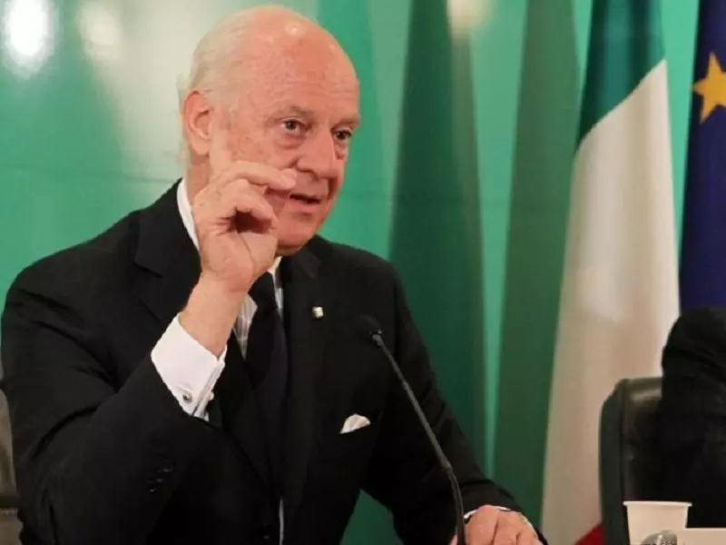 دي مستورا : حل الأزمة السورية يجب أن يتم على يد السوريين دون غيرهم