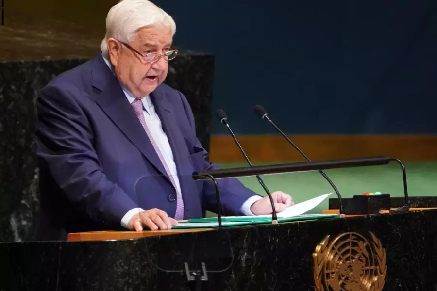 وليد المعلم في نيويورك: لانملك سلاح كيماوي وأمريكا تقف وراء هجوم السويداء ...!!؟