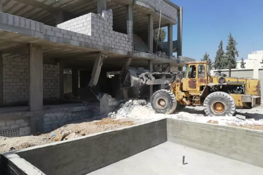 بسبب مخالفات البناء : إعتقالات في بلدة شبعا بريف دمشق