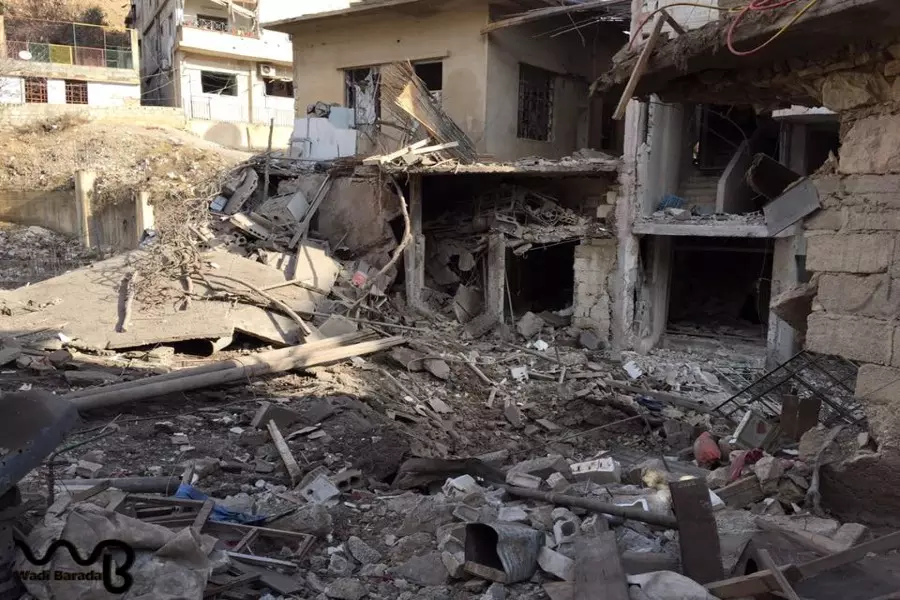 100 ألف مدني تحت الموت قصفاً و ٦ ملايين مهددين بالعطش .. بيان من وادي بردى يناشد لوقف الهجوم الذي يدمر مستقبل المنطقة