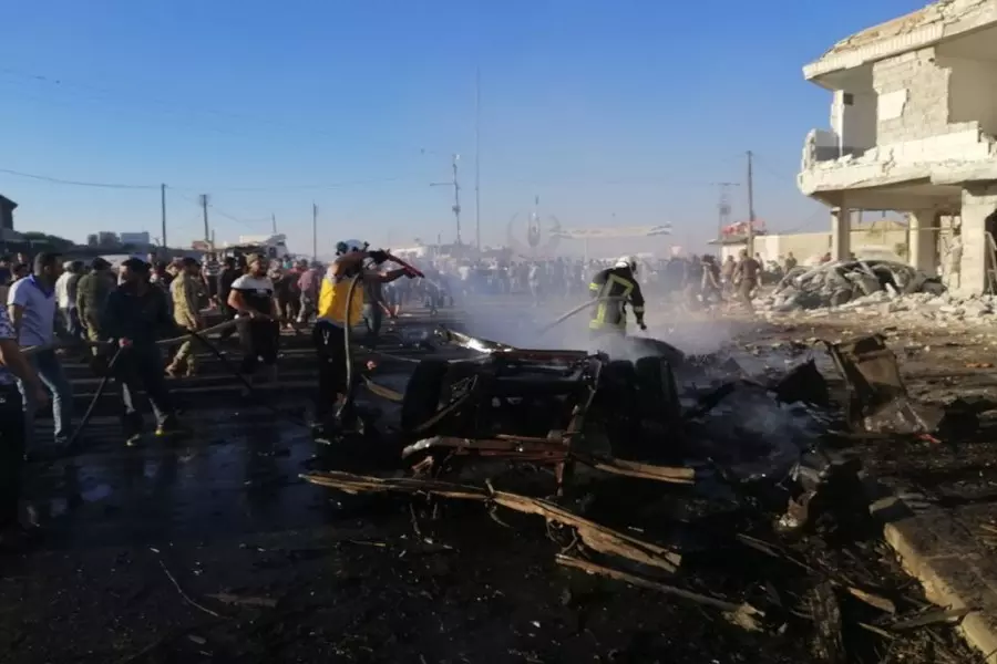 شهداء وجرحى بانفجار مفخخة في منطقة "سجو" شمال حلب
