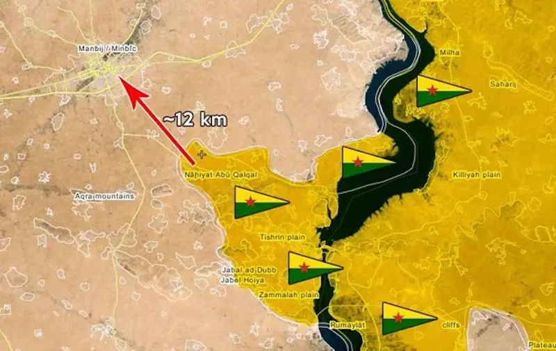 دخان الرقة ينقشع .. "منبج" الهدف الحقيقي و الدولة الكردية تقترب من اكتمالها !؟