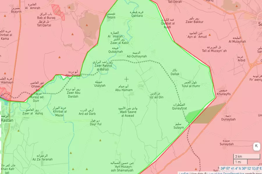 محلي الدمينة وقرى ريف حماة الجنوبي يناشدون لإغاثتهم بعد تهجير 800 عائلة خارج قراها