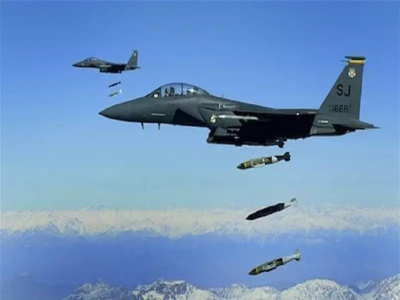 التحالف يُغير على الحسكة و عين عرب وتل حميس