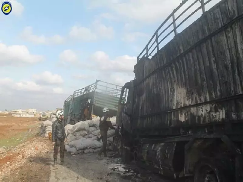 شهداء وجرحى بقصف روسي على بلدة إحرص بريف حلب الشمالي