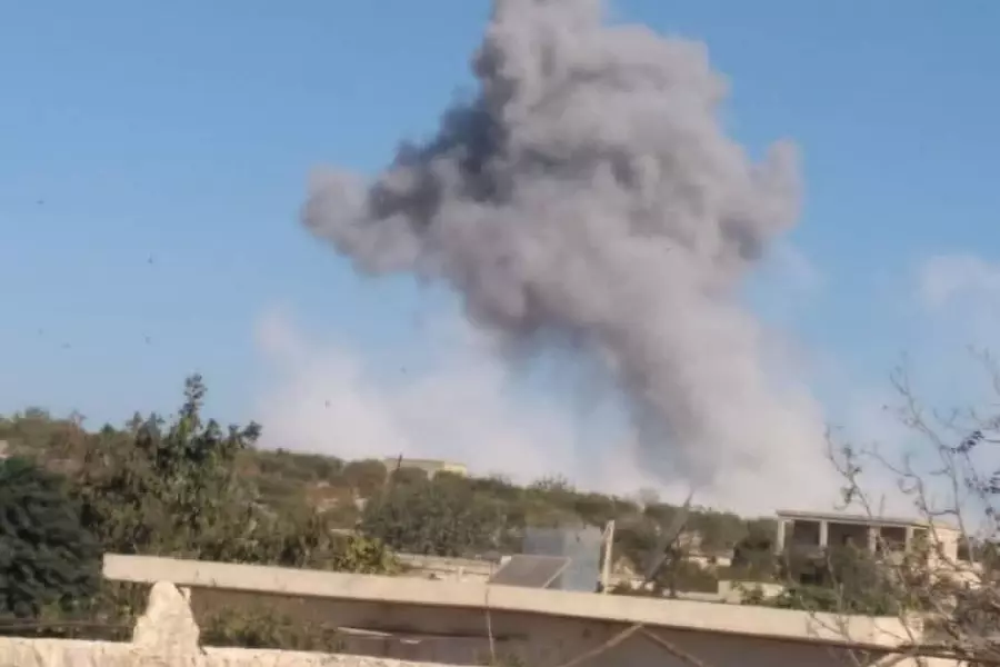 قبل لقاء "بوتين - أردوغان" .. الطيران الروسي يستهدف معسكراً للجيش الوطني بريف عفرين