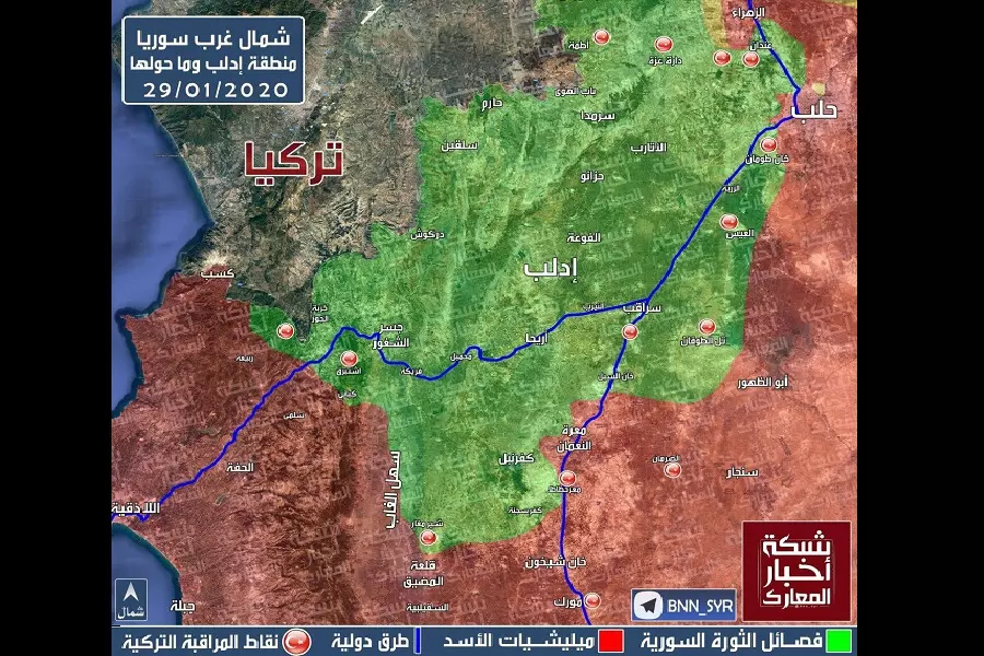 بحرب إبادة شاملة ... روسيا تواصل تفريغ جنوبي أوتوستراد "أم 4" بإدلب بشكل ممنهج