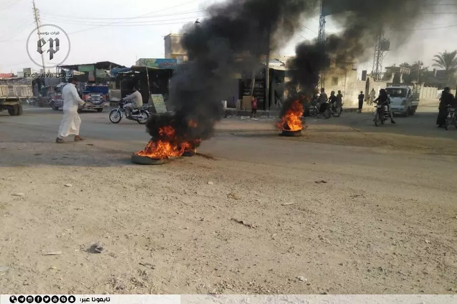 مظاهرات غاضبة ضد "قسد" احتجاجاً على تردي الأوضاع المعيشية بريف دير الزور