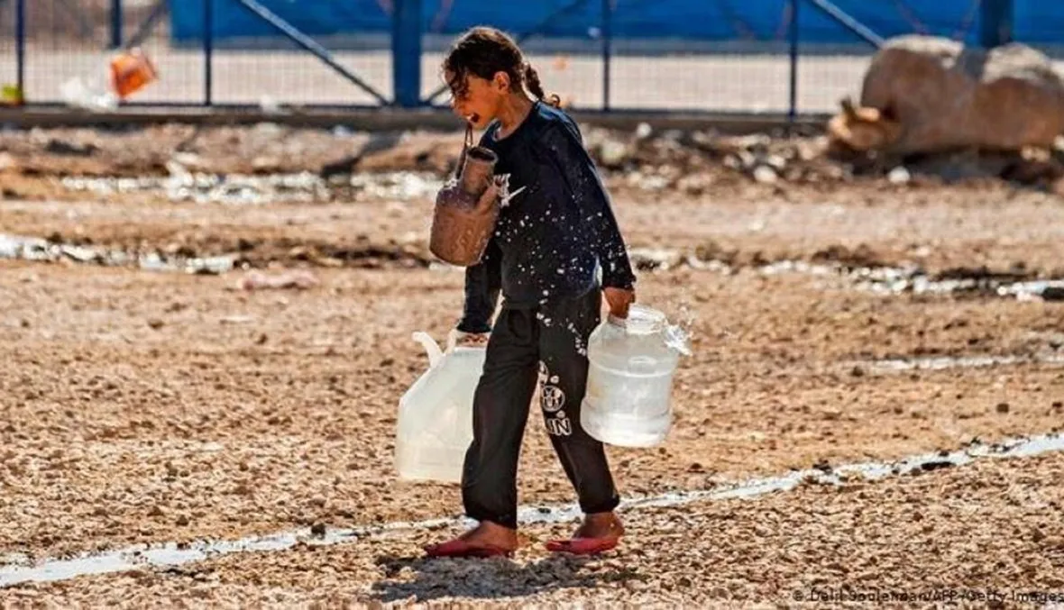 ارتفاع عدد المخيمات التي تعاني من انعدام المياه شمال غرب سوريا