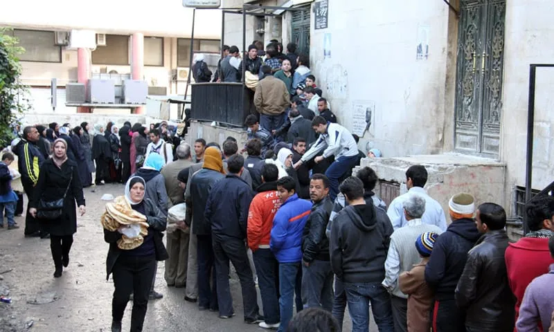 جدل حول تقديرات النظام لاستهلاك سكان دمشق من الخبز يوميا