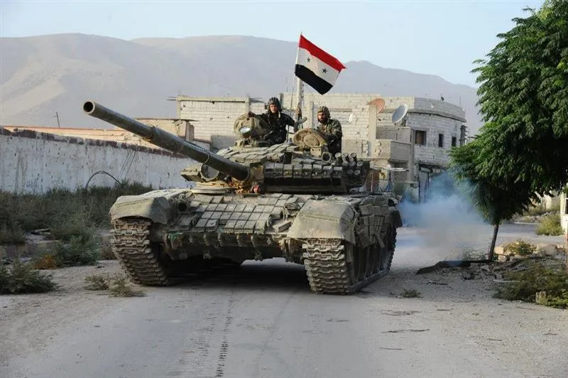 قوات الأسد ترسل تعزيزات عسكرية تتضمن دبابات إلى "عين العرب" شمال حلب