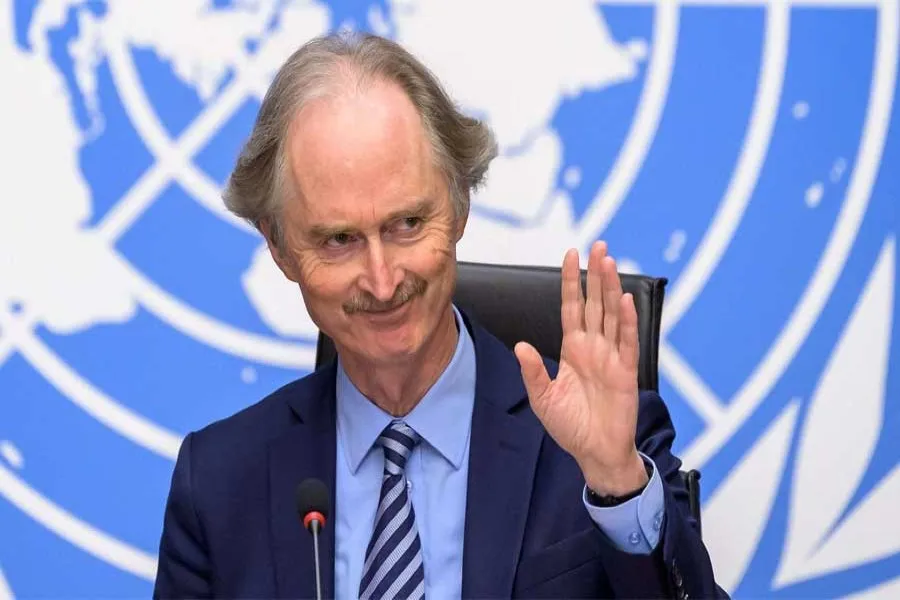 بيدرسون يعرب عن أمله في أن يعمل النظام والمعارضة "بروح جادة هادفة"