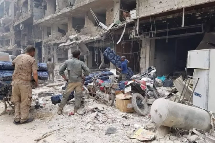 مجموعة العمل: ظاهرة "التعفيش" وسرقة منازل المدنيين لاتزال مستمرة في مخيم اليرموك