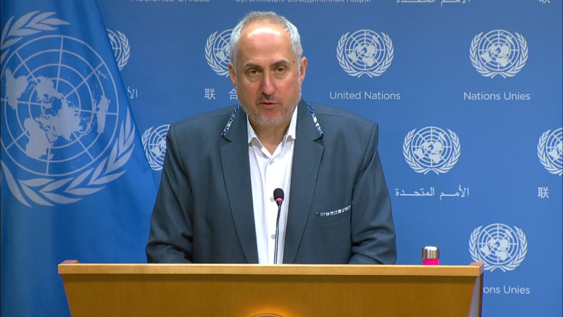 خارج مقر الأمم المتحدة .. "دوجاريك" يعلن موعد انعقاد اجتماعات "اللجنة الدستورية" الثامن