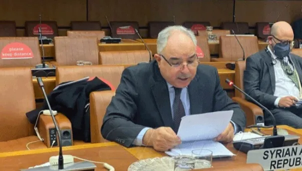 مندوب الأسد يزعم التزام نظامه بالتعاون مع الوكالة الدولية للطاقة الذرية 