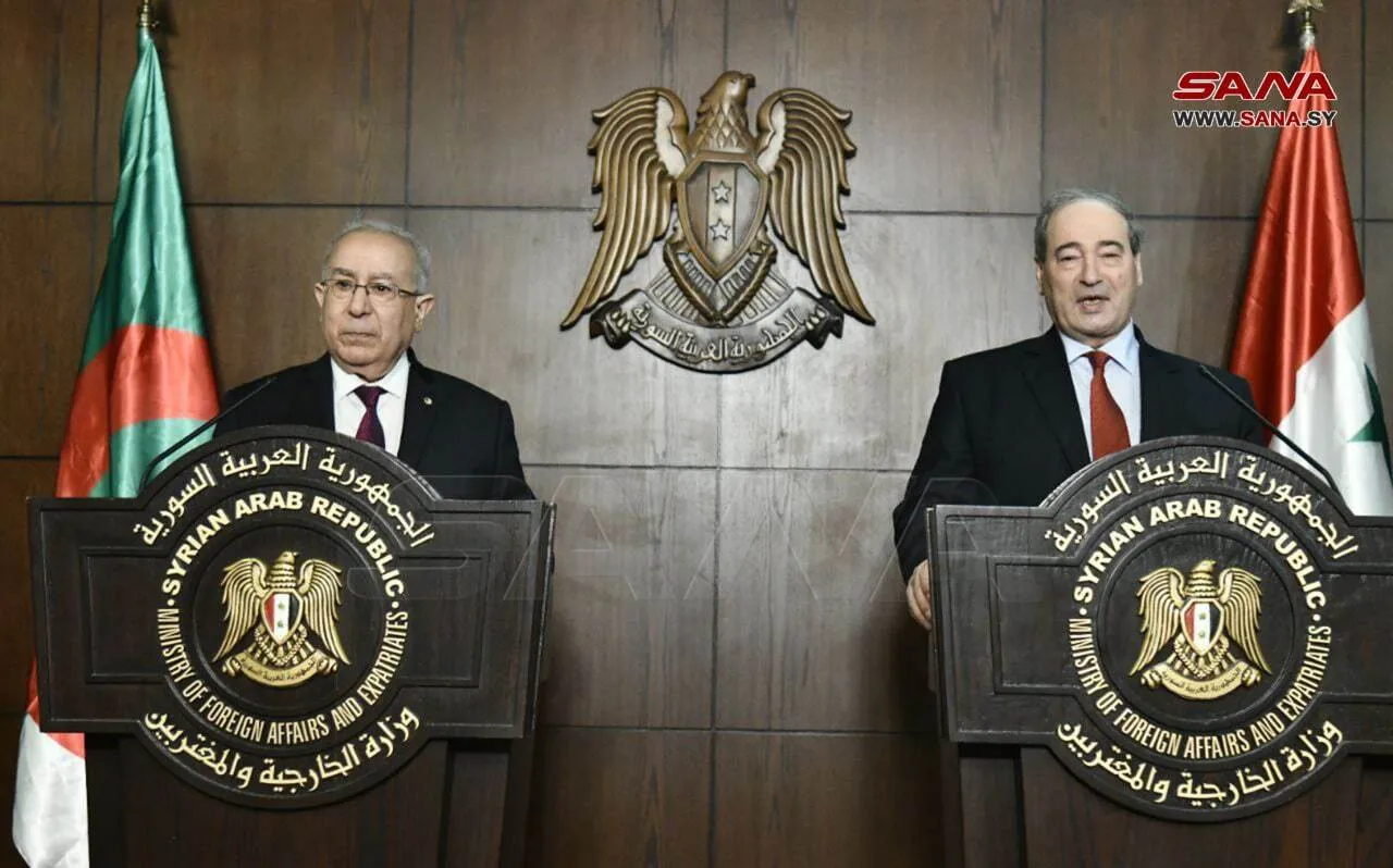 "لعمامرة" يتحدث عن أجواء "إيجابية" بشأن علاقة سوريا بمحيطها العربي ..!!