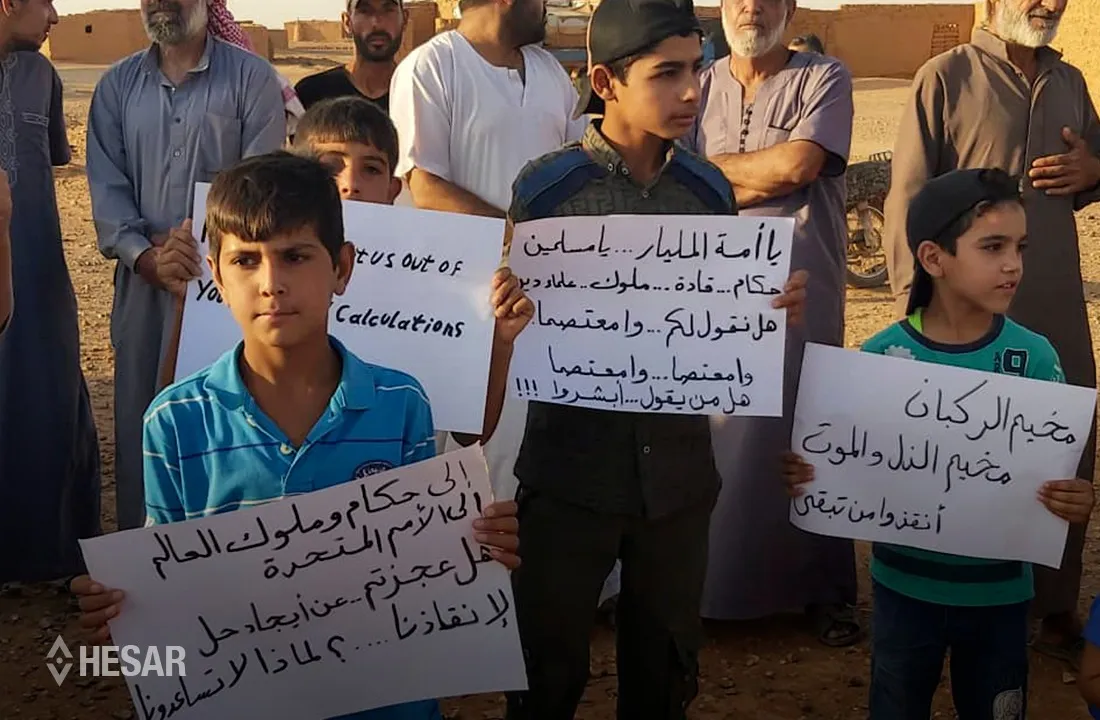 أهالي الركبان يناشدون الأمم المتحدة والأردن لإنهاء معاناتهم أو السماح بنقلهم للشمال السوري