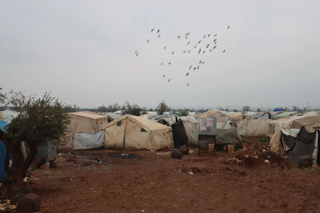 صورة من أحد مخيمات الشمال السوري