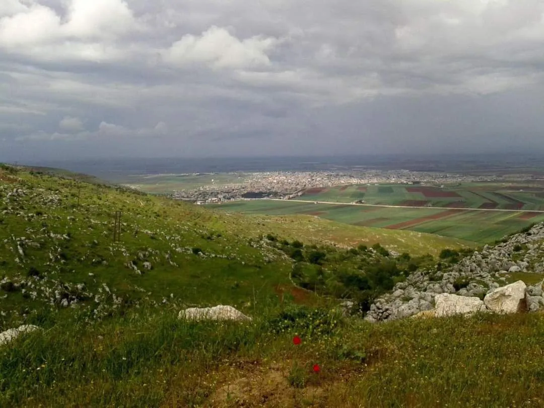 صورة من جبال مدينة سرمدا بريف إدلب