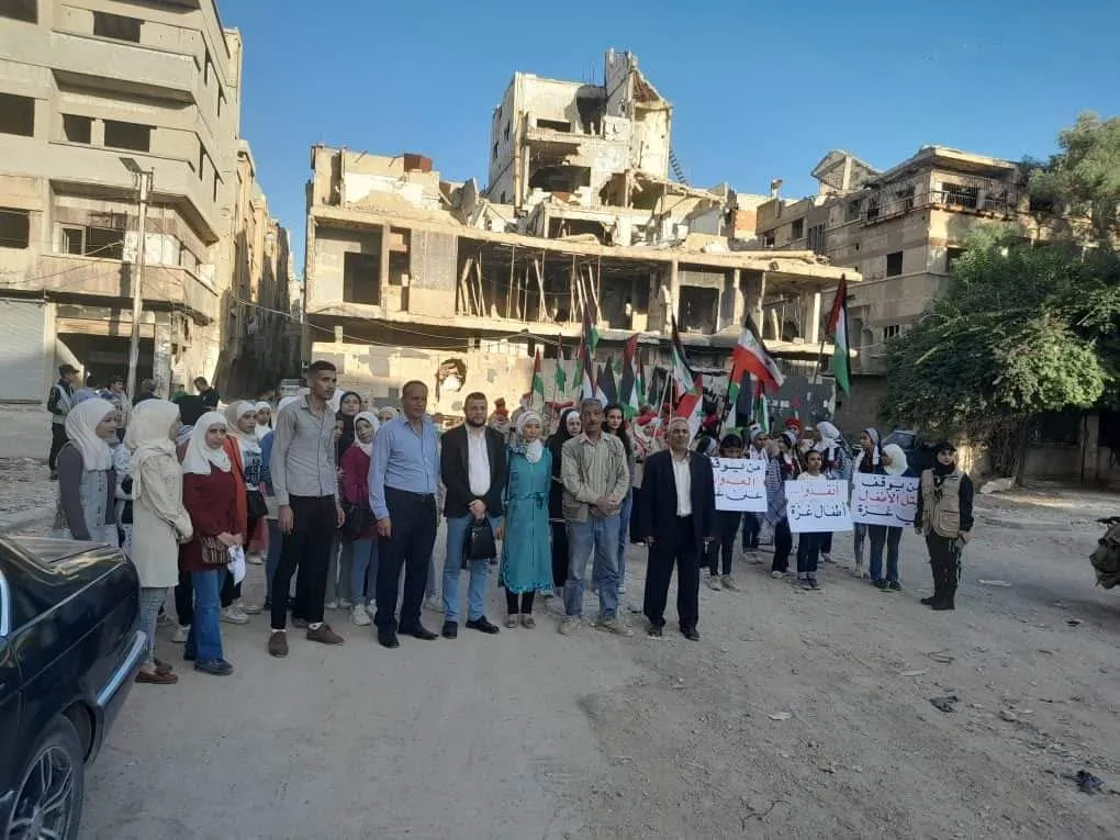 مخابرات الأسد تعتقل نشطاء فلسطينيين بسبب التضامن مع غـ ـزة دون "موافقة أمنية"