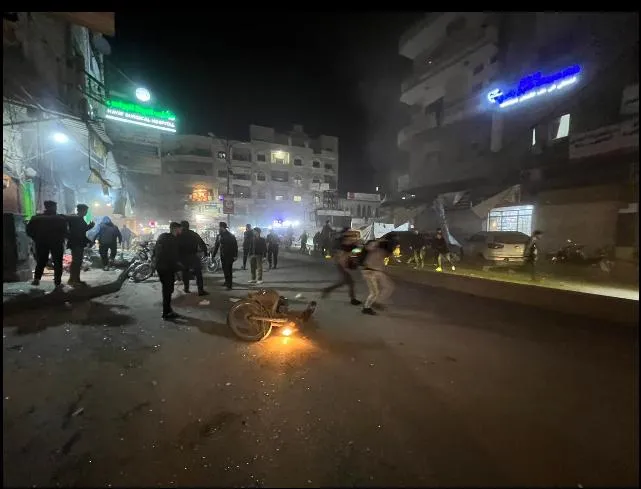 صورة القصف على مدينة إدلب