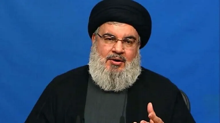 الأمين العام لميليشيا "حزب الله" اللبناني، الإرهابي "حسن نصر الله"