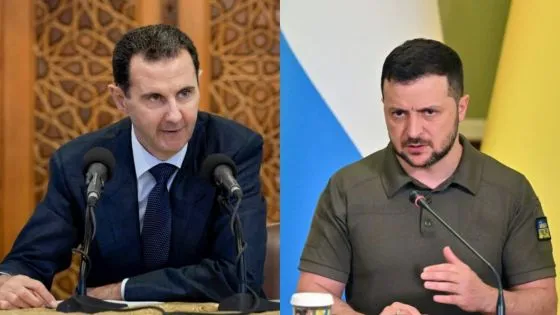 الأسد وزيلينسكي