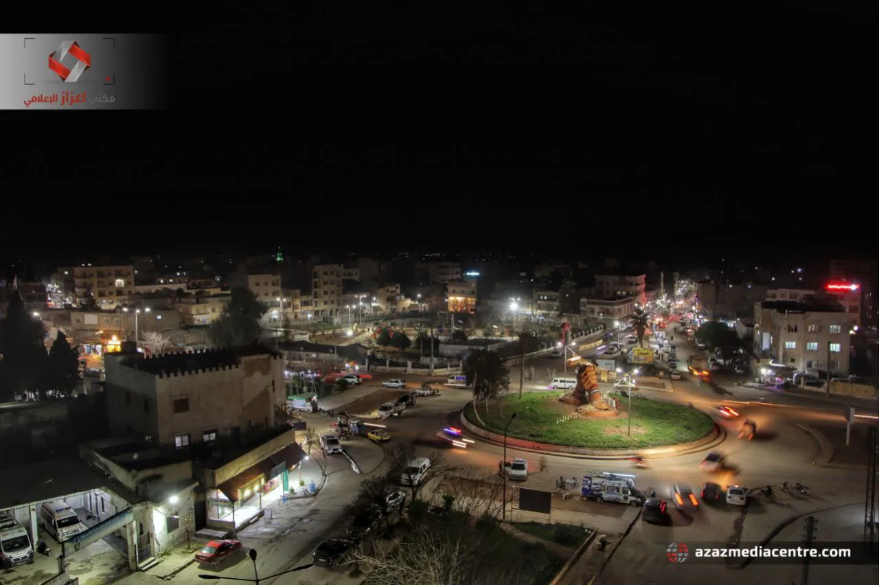 صورة من مدينة اعزاز بريف حلب