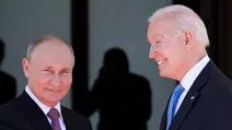 الرئيسان الأمريكي"جو بايدن" والروسي "فلاديمير بوتين"