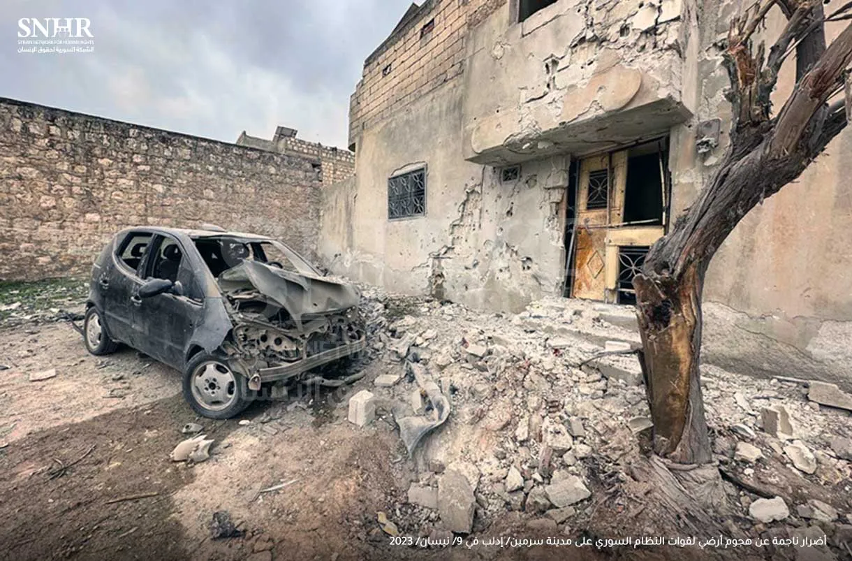 تقرير حقوقي يرصد استمرار قصف النظام شمالي سوريا لـ 119 مرة بعد كارثة الزلزال