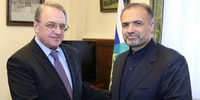 "بوغدانوف" يبحث مع سفير إيران التخطیط لعقد الاجتماع الرباعي حول سوريا