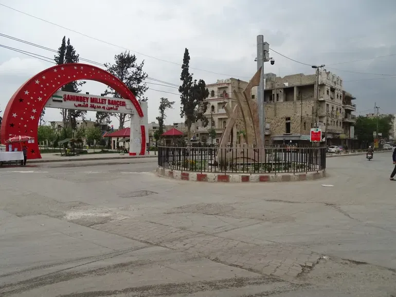 صورة من مدينة الباب بريف حلب الشرقي