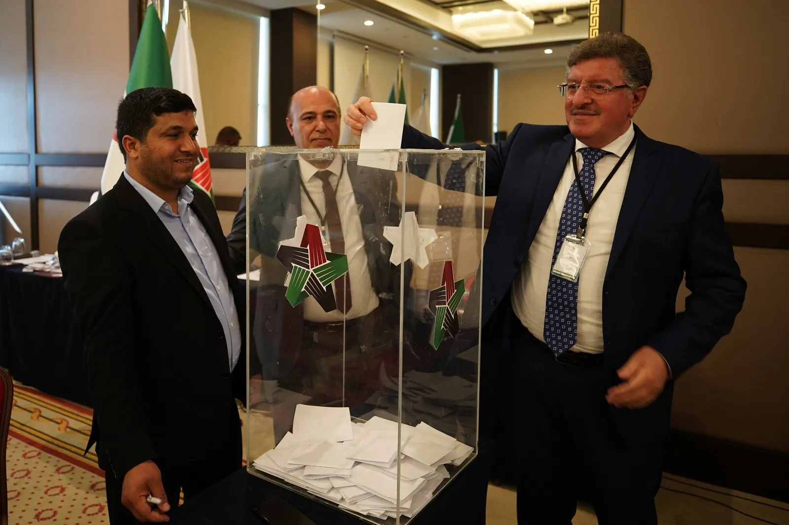 صورة من انتخابات لاختيار هيئة رئاسية جديدة للائتلاف السوري (2021)
