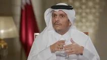 الشيخ "محمد بن عبد الرحمن بن جاسم آل ثاني"، رئيس مجلس الوزراء وزير الخارجية القطري