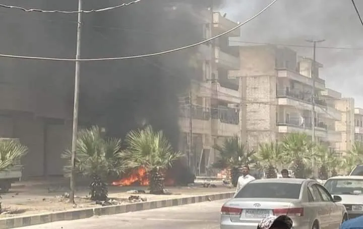 قتلى وجرحى من "قسد" بانفجار سيارة وسط منبج بريف حلب
