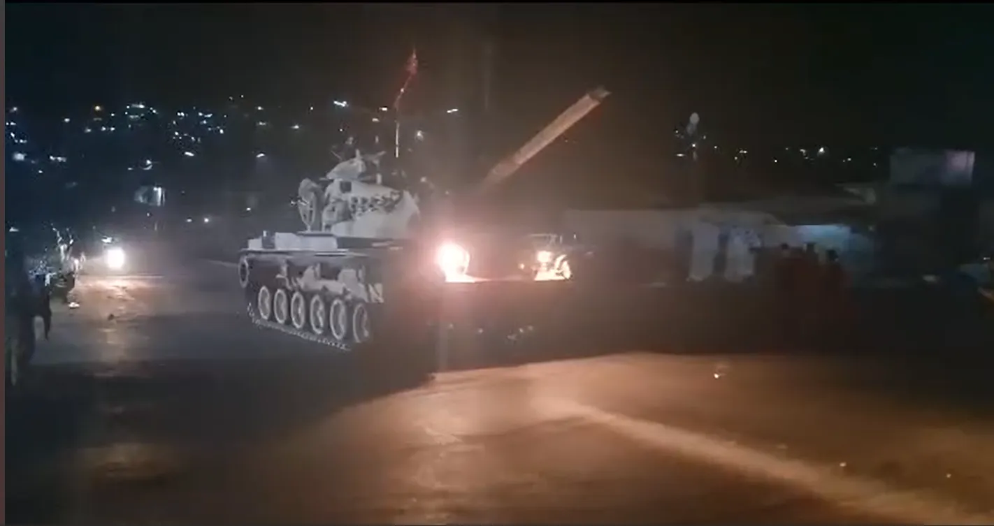 صورة دبابة تركية بريف حلب