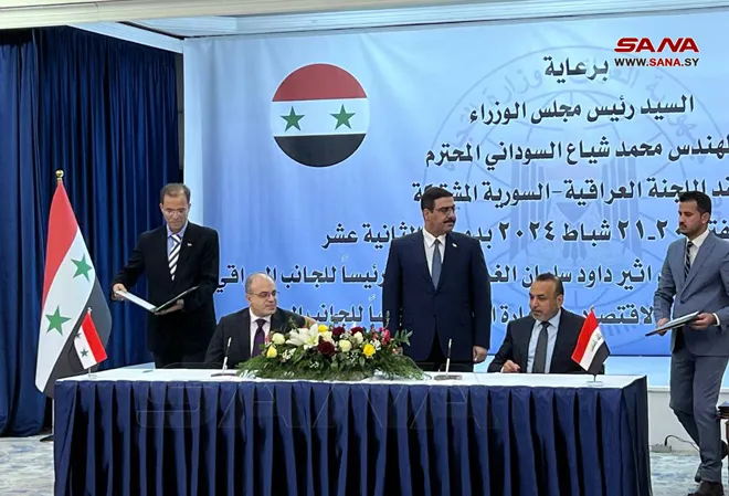 العراق يُعلن توقيع اتفاقيات مع نظام الأسد لزيادة التبادل التجاري بين البلدين