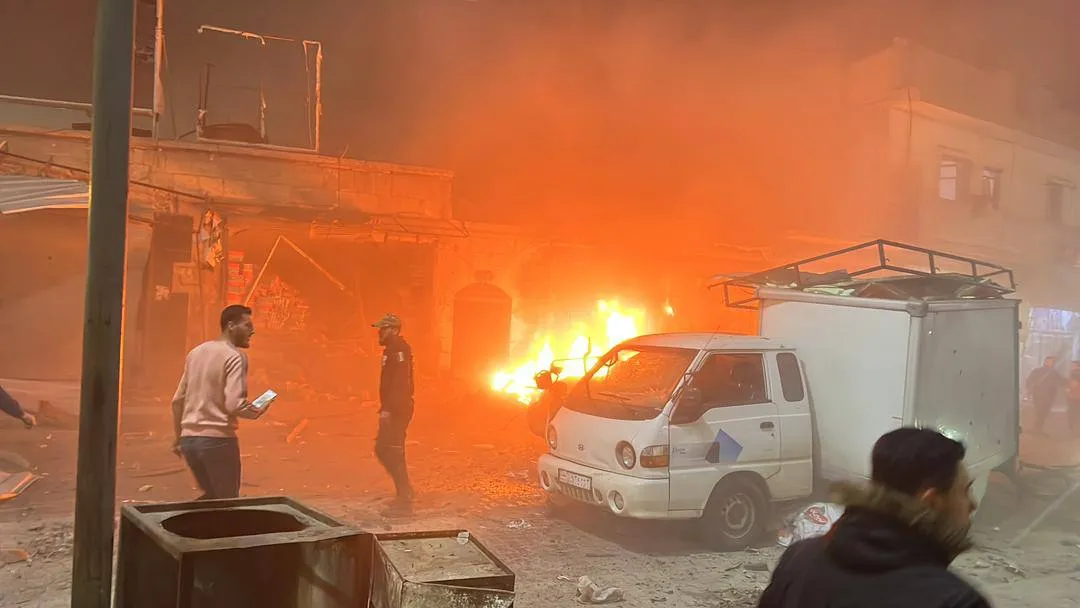 تفجير مفخخة بمدينة أعزاز شمالي حلب