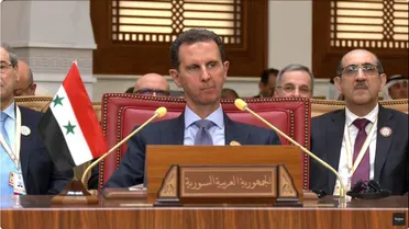 بشار الأسد في قمة المنامة