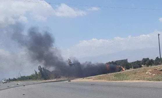 غارات إسرائيلية تستهدف محيط مطار الضبعة الخاضع للميليشيات الإيرانية بحمص
