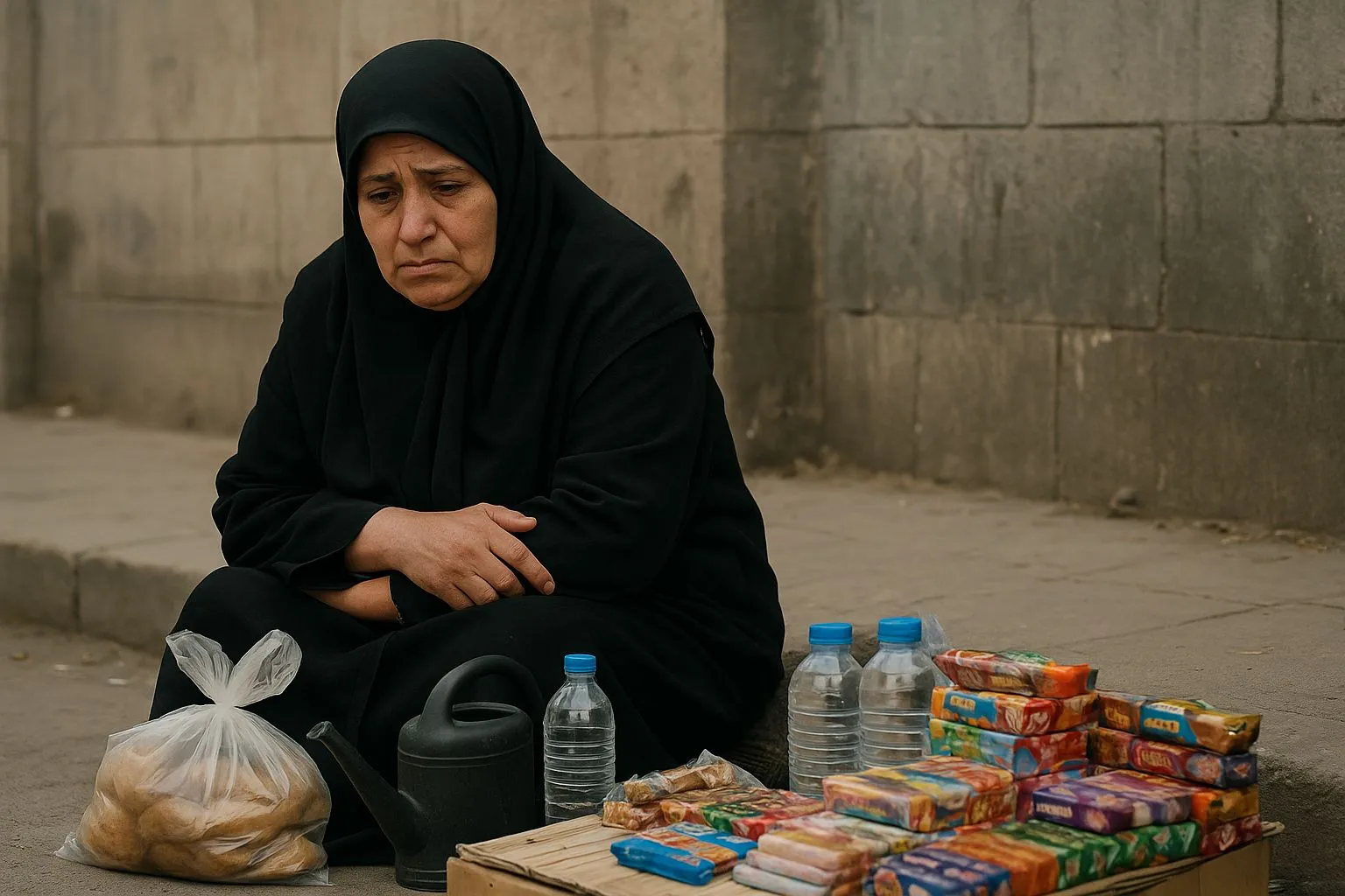 بضائع صغيرة وصبر كبير: نساء تبيع في الشوارع لكسب لقمة العيش