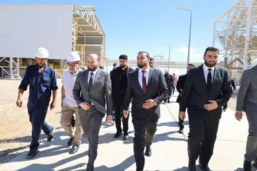 رسمياً.. وزير الطاقة يطلق العمل في منشأة توينان الغازية وسط سوريا